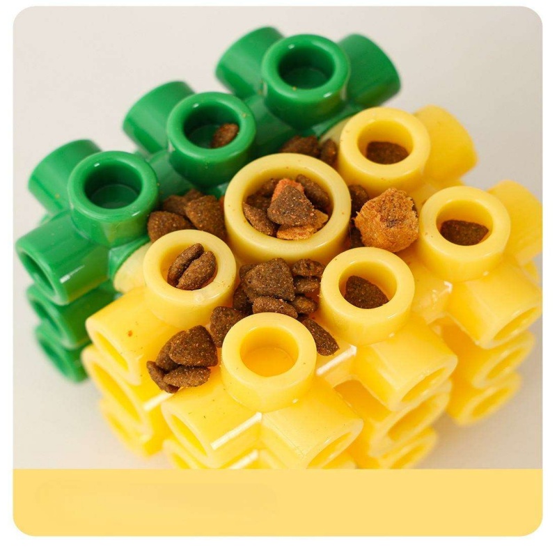 Puppy Pet Supplies Square Food - Rubber Treat Dispensing Dog Toy ulasan dan harga