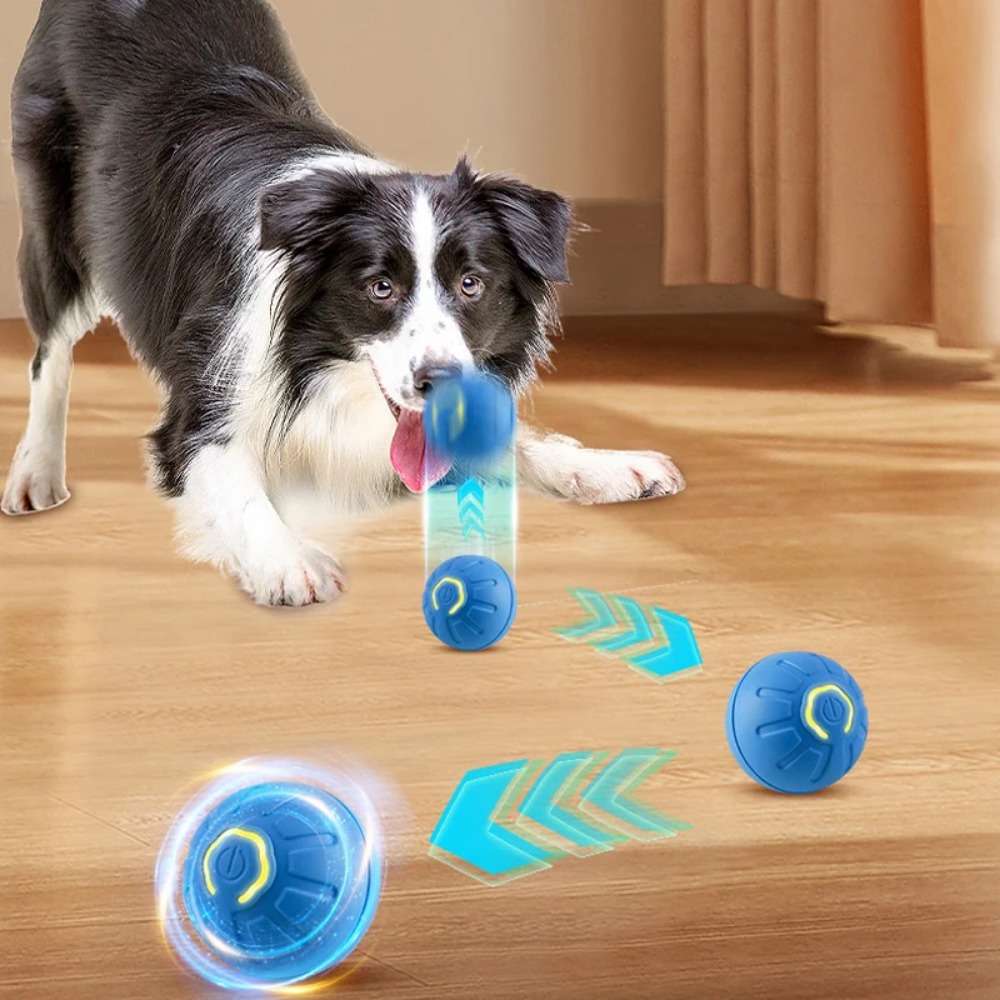 New 1pc Automatic Moving Dog T - Automatic Moving Dog Ball ulasan dan harga