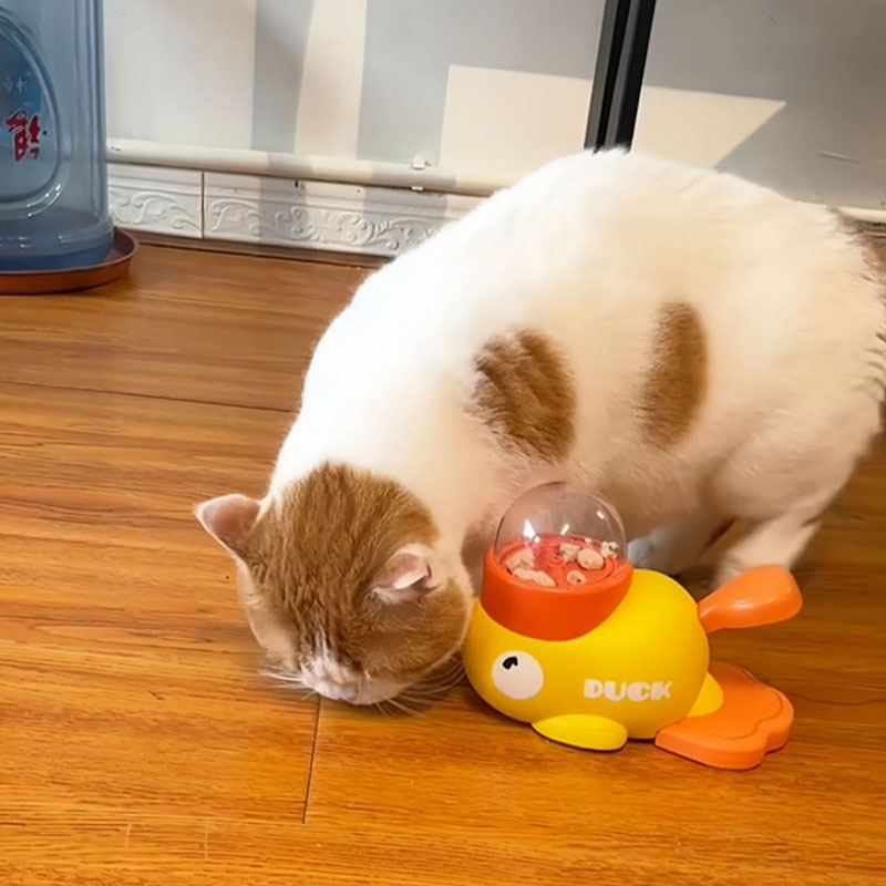 Yellow Duck-Shaped Interactive - Dog Puzzle Feeder Toy ulasan dan harga