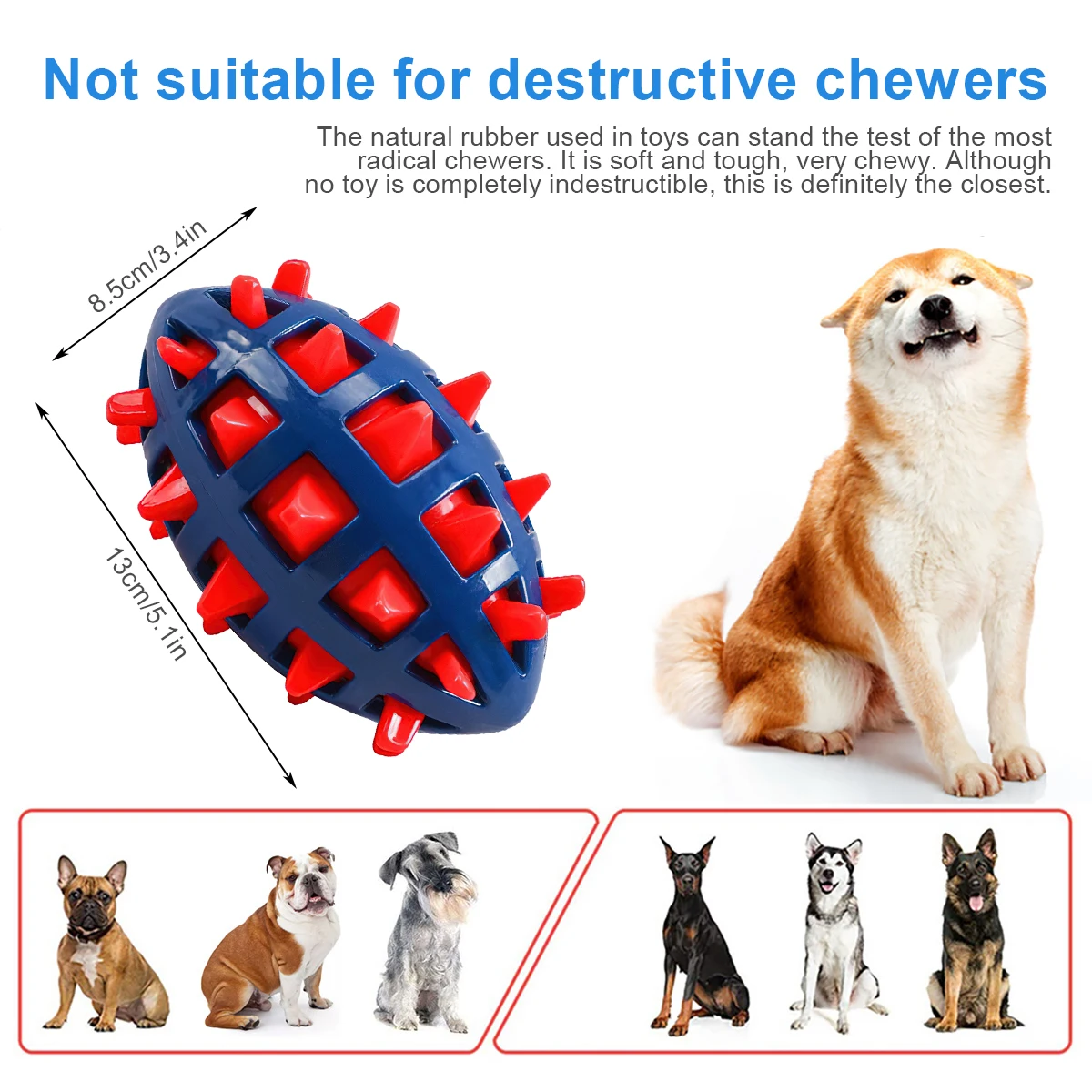 1/2Pcs Squeaky Dog Chew Toys I - Interactive Squeaky Plush Dog Toy ulasan dan harga