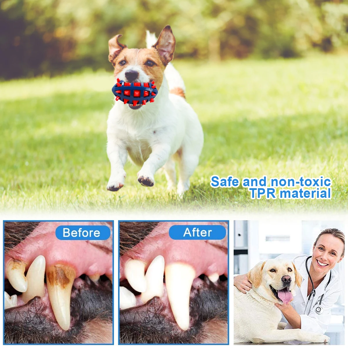 1/2Pcs Squeaky Dog Chew Toys I - Interactive Squeaky Plush Dog Toy ulasan dan harga