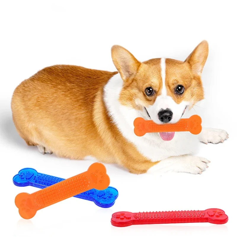 Super Tough Dog Bone Chew Toy  - Teeth Cleaning Dog Chew Bone ulasan dan harga