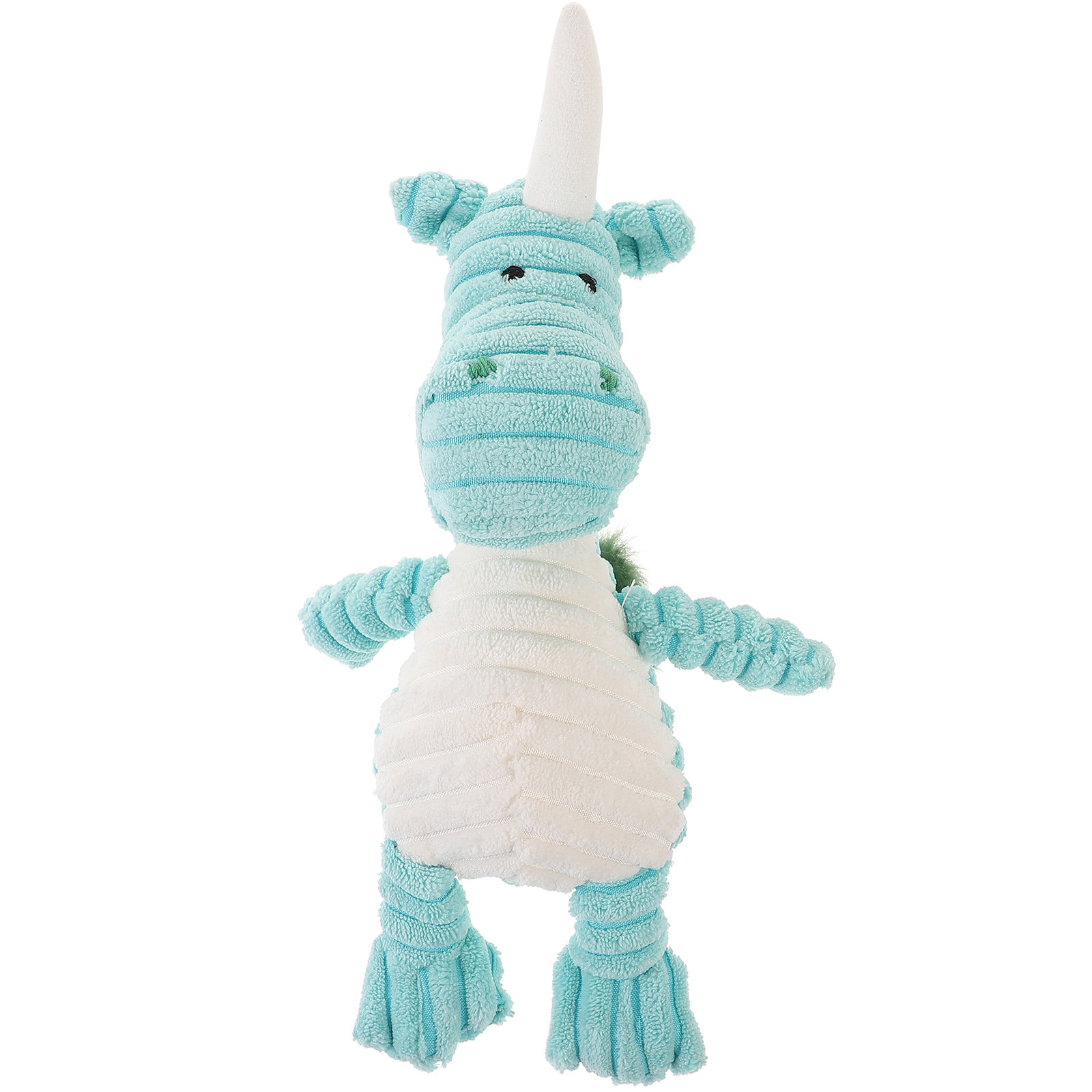 Striped Unicorn Plush Squeaky  - Flying Disc Dog Training Toy ulasan dan harga
