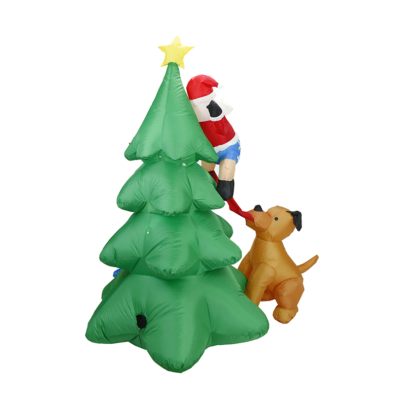 6.5ft Inflatable Christmas Inf - Suction Cup Dog Tug Toy ulasan dan harga