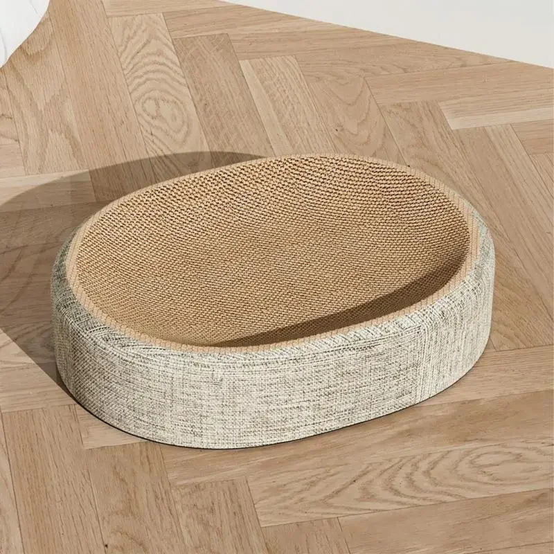 Oval Shape Scratch Pad For Cat - Pet Beds ulasan dan harga