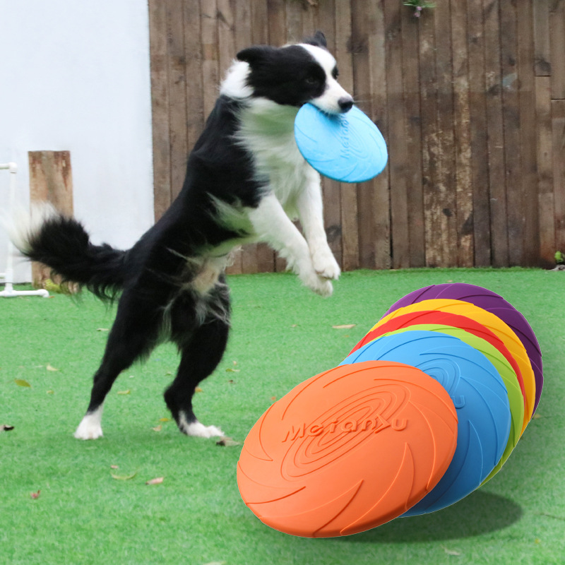 Interactive Silicone Flying Sa - Flying Disc Dog Training Toy ulasan dan harga