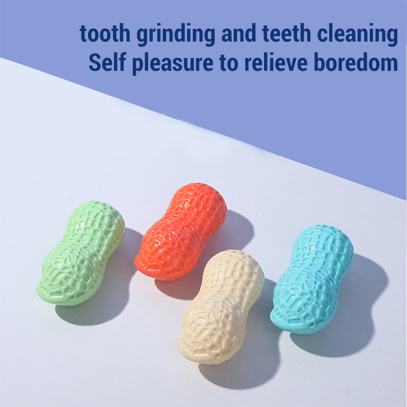 Squeaky Peanut Bone Dog Chew T - Teeth Cleaning Dog Chew Bone ulasan dan harga