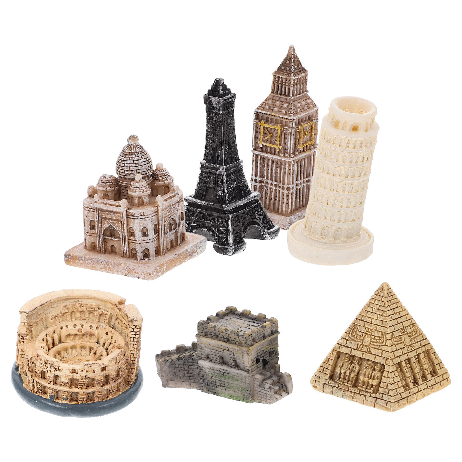 7Pcs Realistic Roman Statue Se - Aquarium ulasan dan harga
