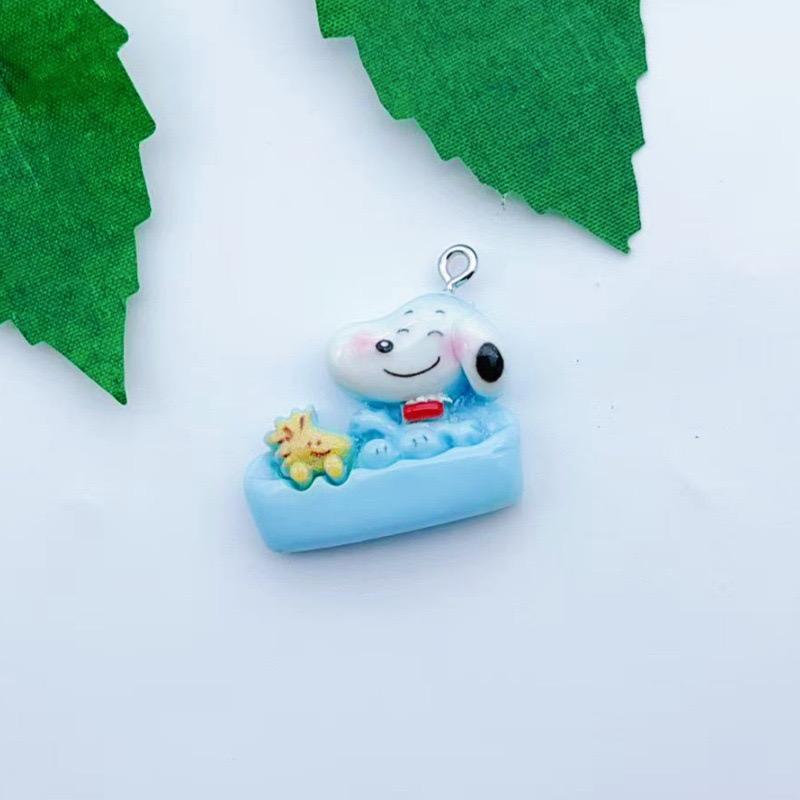 12pcs resin cartoon dog pendan - Dog Toys ulasan dan harga