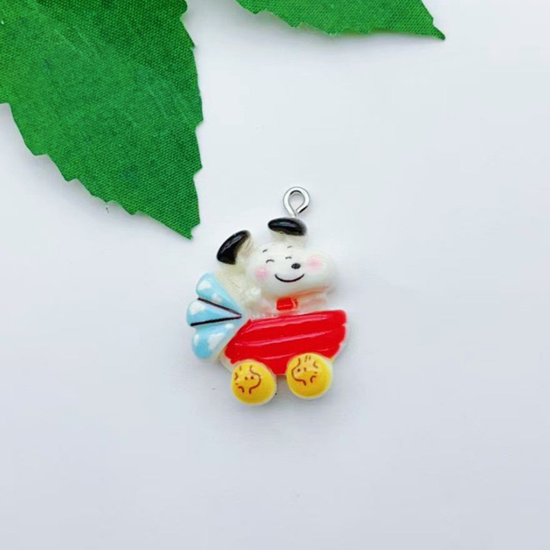12pcs resin cartoon dog pendan - Dog Toys ulasan dan harga
