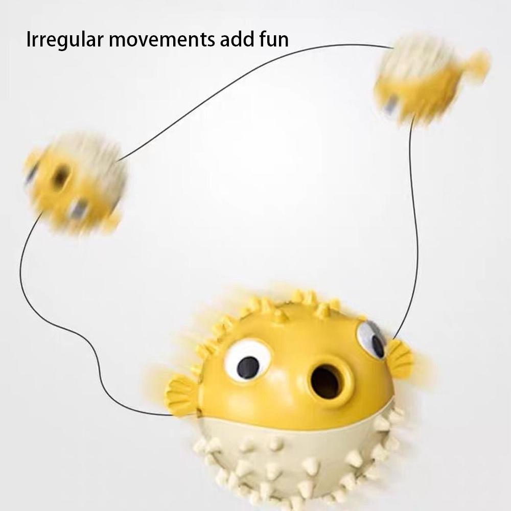 Bouncing Fish Dog Toys Leak Ba - Rubber Treat Dispensing Dog Toy ulasan dan harga