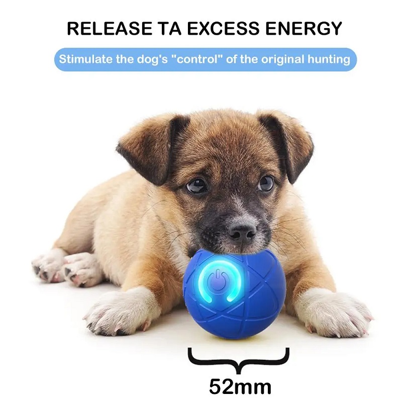 Dog Toy Ball Interactive Rolli - Automatic Moving Dog Ball ulasan dan harga