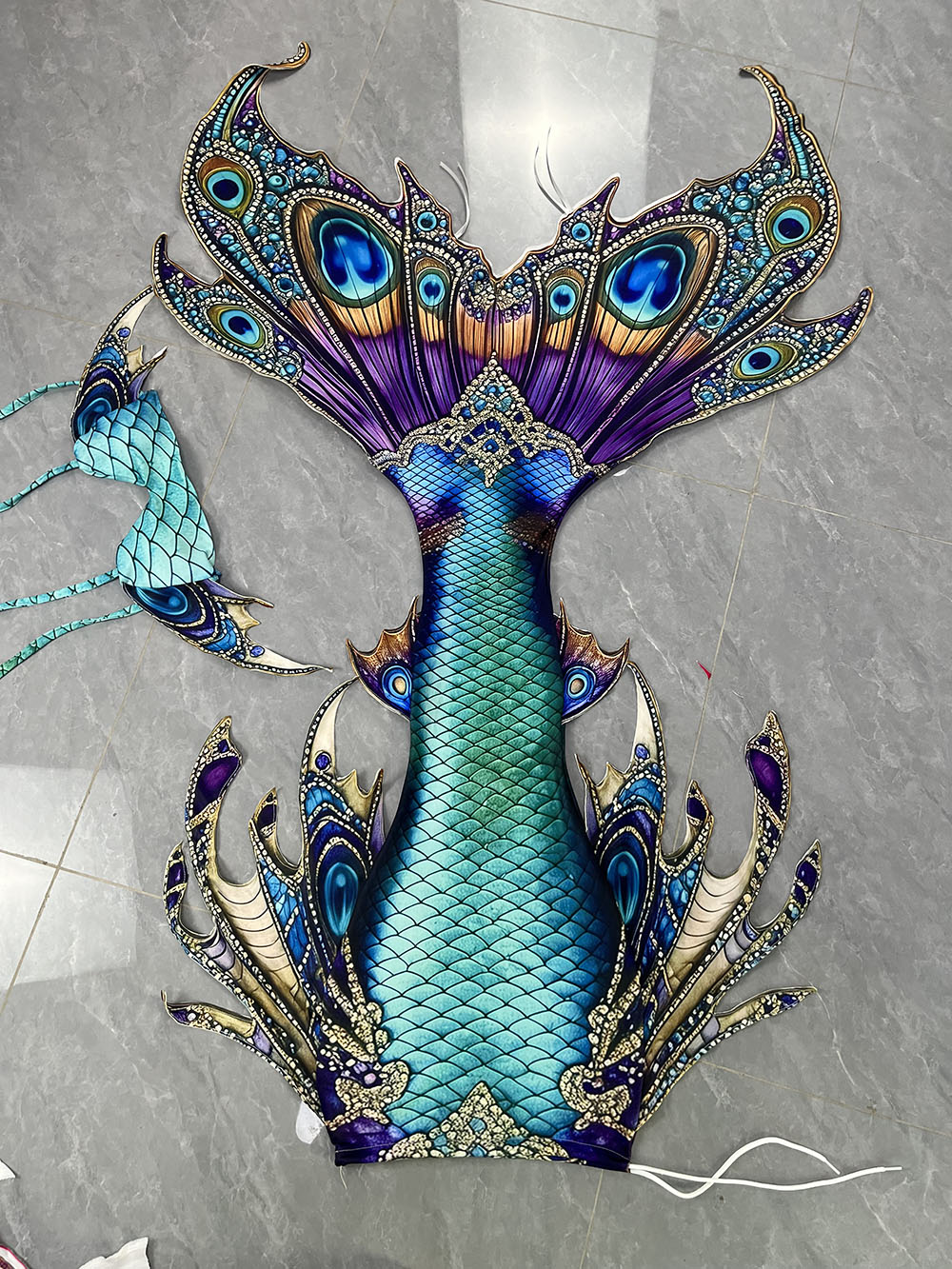 New Pattern Mermaid Tail Merma - Aquarium ulasan dan harga