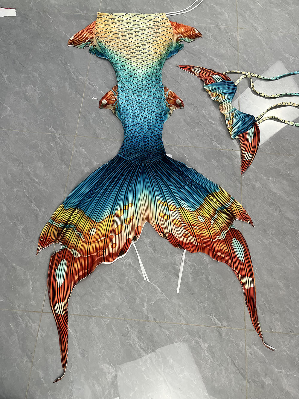 New Pattern Mermaid Tail Merma - Aquarium ulasan dan harga