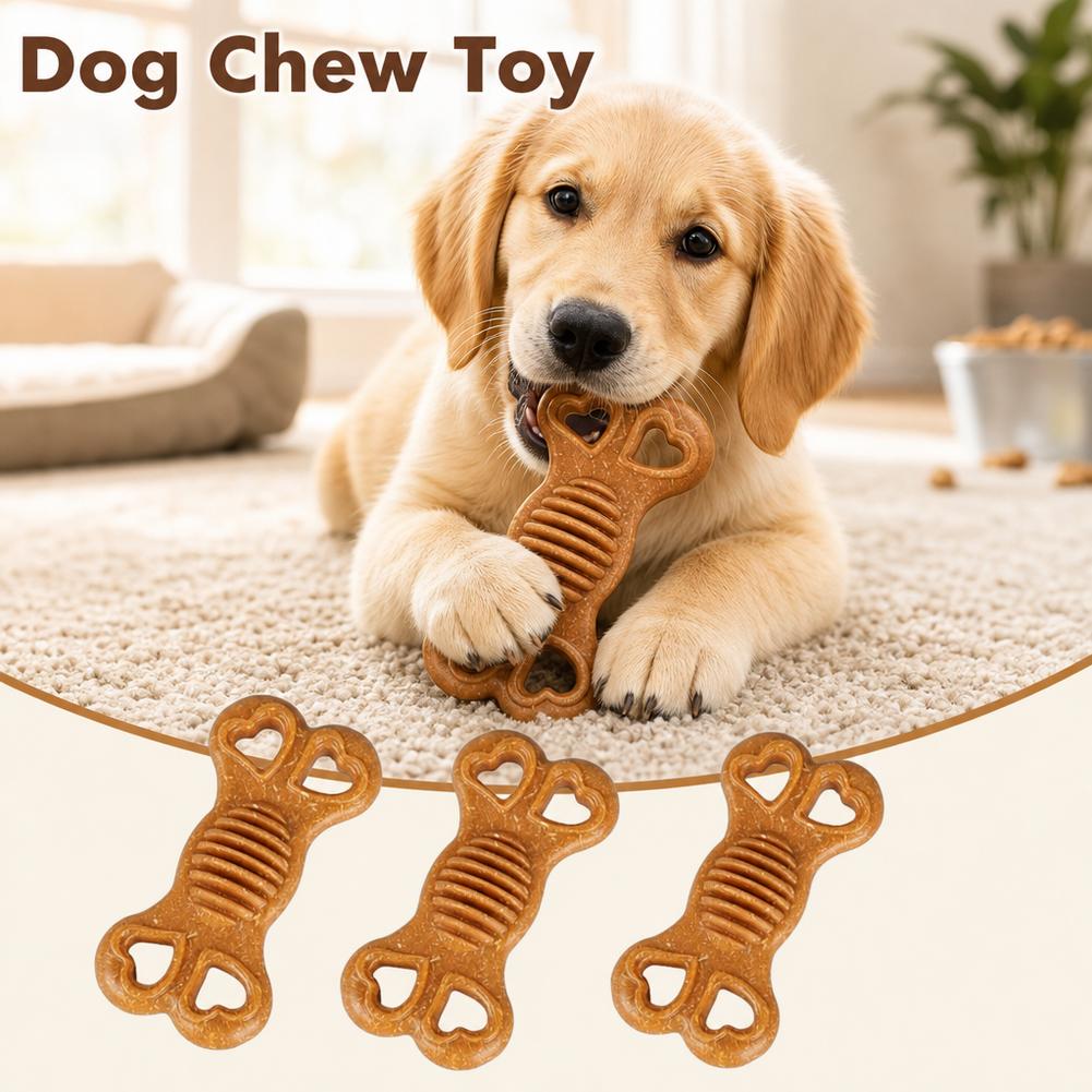 Indestructible Dog Chew Toy Bo - Teeth Cleaning Dog Chew Bone ulasan dan harga