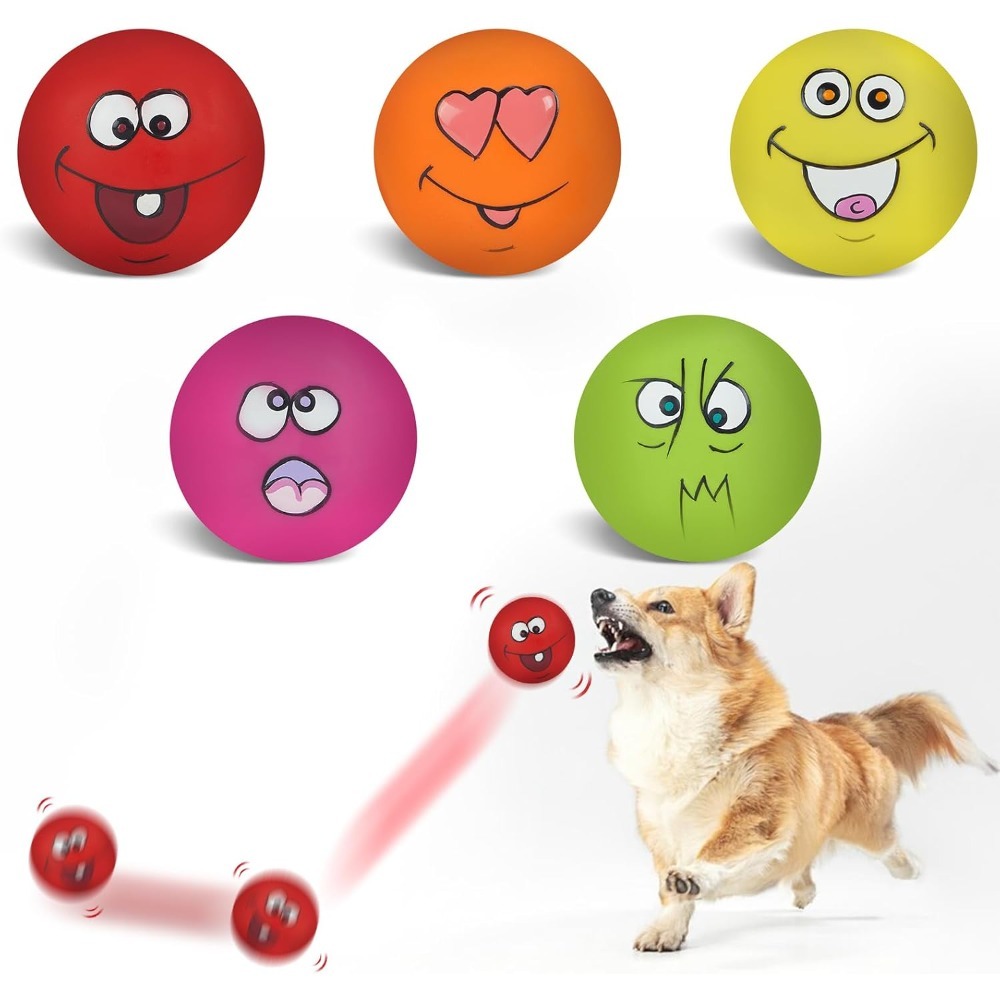 6 Pack Non-Toxic Squeaky Latex - Interactive Squeaky Plush Dog Toy ulasan dan harga