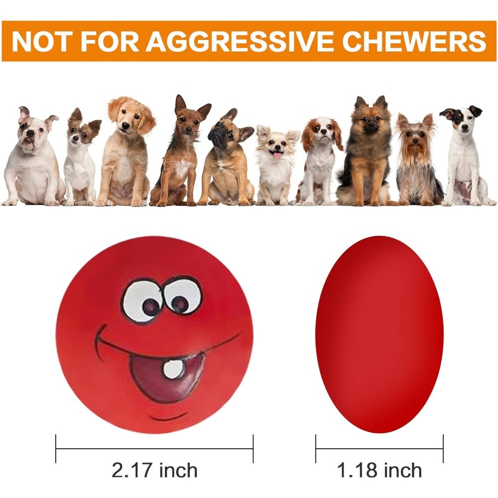 6 Pack Non-Toxic Squeaky Latex - Interactive Squeaky Plush Dog Toy ulasan dan harga