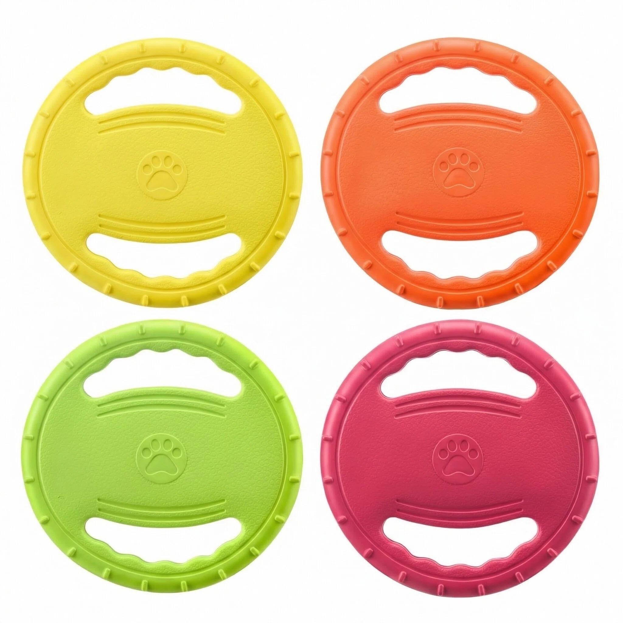 EVA Flying Disc Dog Training T - Interactive Squeaky Plush Dog Toy ulasan dan harga