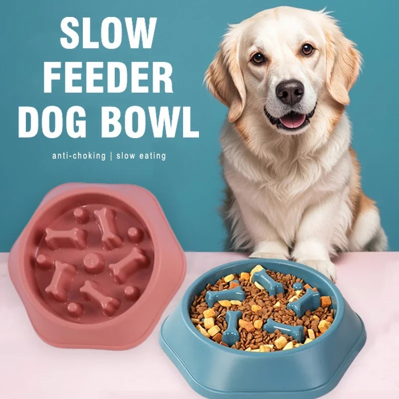 1Pc Slow Feeder Dog Bowl Anti- - Dog Puzzle Feeder Toy ulasan dan harga