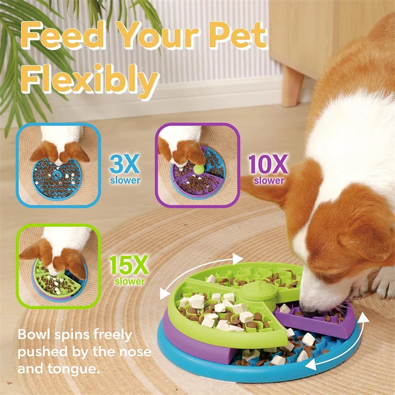 Dog Puzzle Slow Feeder Interac - Dog Puzzle Feeder Toy ulasan dan harga